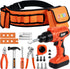 JOYIN 19Pcs Kids Tool Set, Construction Belt & Electronic Drill, Pretend Role