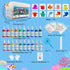 Magic Water Elf Toy Kit - Aqua Fairy Water Gel Kit with 20 Magic Gels & 10 Sea Creature Molds for Kids Arts & Crafts