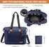 Large Waterproof Diaper Bag Tote with Changing Pad