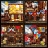 Viking Pirate Ship House Building Block | Medieval Village Set with Dragon Head Ship (1039 Pcs)