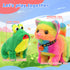Hopearl Walking Cat Interactive Electronic Pet Plush Kitty Toy with Sounds and Movements, Gift for Toddlers Birthday,