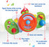 HAP-P-KID 6 7 8 9 10 11 12 1 My First Baby Stroller Toy, Toddler Steering Driving Wheel, Car Seat Educational Learning