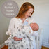 100% Cozy 47 47 Inches LollyBanks Baby Blanket, Cotton Muslin Swaddle Blankets for Boys, Large x Newborn Blanket, Soft