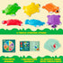 JOYIN Turtle Balance Stepping Stones - 6 Pcs Kids Jumping Stones, Toddler Obstacle Course Coordination Game for Ages 3+