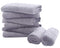 8 Pack Burp Cloths for Baby - Ultra Absorbent 20" x 10" Hand Washcloths, Newborn Towel Set (Grey)