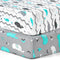 BROLEX Baby Fitted Crib Sheets: Kid Crib Sheets - Set of 2