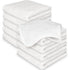 10-Pack Muslin Baby Washcloths for Newborn 12x12" Soft Absorbent Organic Cotton Muslin