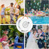 Bubble Machine Automatic Bubble Blower, Rechargeable Portable Electric Bubble Maker for Outdoor Birthday Party