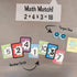 University Games Scholastic Math Match Travel Dice Game for 2 or More Players Ages 5 and Up