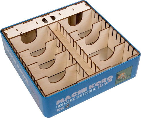 The Broken Token Machi Koro Compatible Deluxe Edition Game Organizer with Multiple Dividers