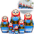 AEVVV Polish Nesting Dolls Set of 7 pcs - Matryoshka Dolls in Polish Costumes with Ornaments Made in Poland