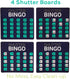 Set Set Royal Bingo Supplies Bingo Game for Adults, Seniors & Family - Bingo Balls with Cage and Bingo Cards