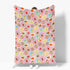 Summer Summer 50x60inch Fruits Preppy Baby Blankets for Girl Cute Tropical Fruit Stamp Soft Flannel Nursery Bed Blanket