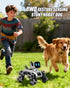 2.4Ghz 6-12 HuiJuKeJi Interactive Robot Dog RC Stunt Car, Gesture Sensing & Remote Control Cars, Mecanum Wheels, LED