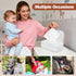Portable Reusable Wipe Dispenser, Chenille Letter Wipes Container Newborn Baby Essentials Must Haves for Nursery