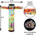 Playlearn Butterfly Design Kaleidoscope Glitter Wand, 6" Kaleidoscope Toy with 5" Spiral Glitter Wand