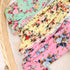 Set DRESHOW BQUBO Floral Swaddles for Baby Girl Newborn Receiving Blanket with Bow Hat Mittens Wooden Birth