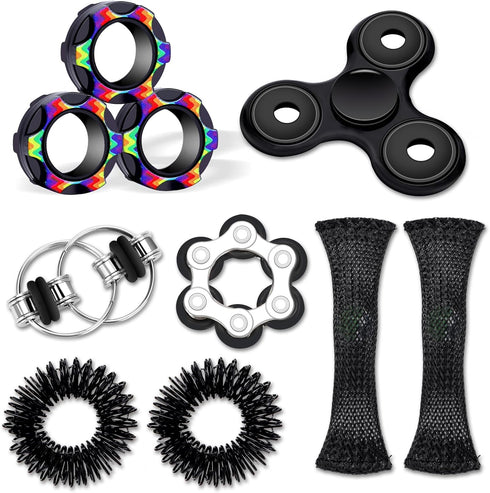 8Pcs Fidget Toys Adults Kids 8+ ADHD Autism Toys Adults EDC Cool
