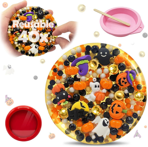 Reusable Picky Fidget Pad, Remeltable Big Pick Party Toy, Skin Picking Fidget
