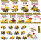Meooeck Construction Party Favors for Kids, 24 Set Cards with Small Construction