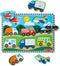 Melissa & Doug Wooden Peg Puzzle, Vehicles (8 pcs)