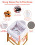 3-Point High Chair Cover Portable with Harness, Waterproof Baby Seat Cover for Restaurant Travel Home Use, Machine