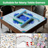 32.2 Inch Mahjong Mat with Rules, Square Neoprene Mahjong Mats for Table, Quiet Noise Reduction Mah Jong Mat, Rubber