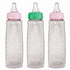 3 Pack Gerber First Essential Clear View Plastic Nurser With Latex Nipple, BPA Free, Colors may vary