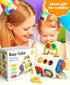 Vanmor Busy Cube for Toddlers, Montessori Sensory Activities Busy Board, 10 in 1 Fidget Cube Baby Gifts