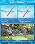 Water Gun - 16.5'' Super Soaker Blaster Squirt Gun for Kids, 6 PCS Water Game Toys for Summer Outdoor Fun