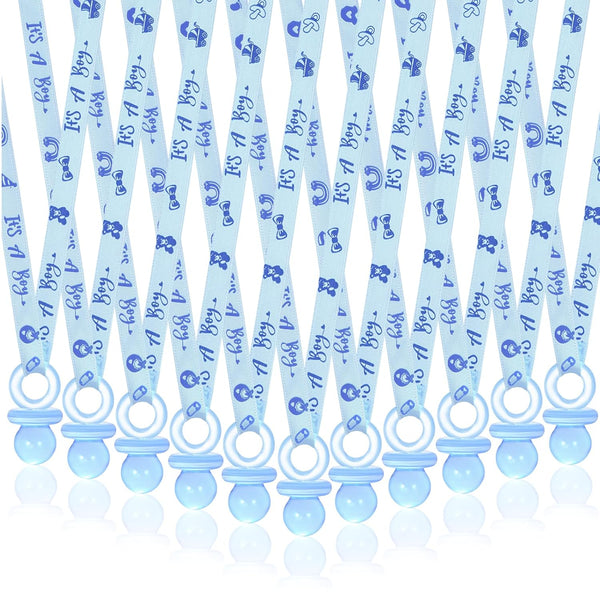 ZYFLSQ 36 Pieces Baby Shower Pacifiers Necklace, Cute Acrylic Pacifier Necklaces for