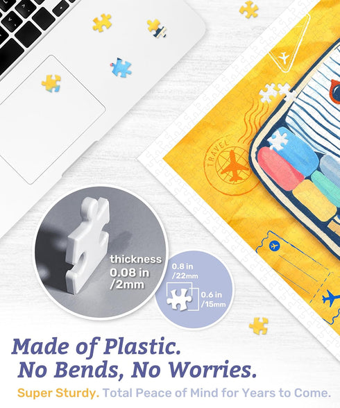 Fangyu Ma Plastic Jigsaw Puzzles for Adults, 2000 Pieces, It's Party Night, No Puzzle Mat Required
