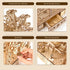 UPLIKE 3D 3D 222psc Wooden Puzzles for Adults: Puzzle Light-Up Ferris Wheel with Music Box - Wooden Puzzles Model