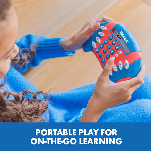 Educational Insights Math Whiz Electronic Handheld Math Game for Kids, Ages 6+
