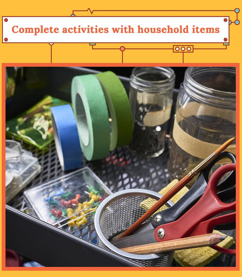 Carson Dellosa Stem Challenges Learning Cards Kit, 30 Science Projects for Kids Ages 8-12, Hands-On Activities