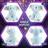 BSTAOFY 12‘’ Musical Light Up Elephant Plush Toy, Blue LED Stuffed Animal Nightlight for Kids Birthday