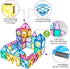 110PCS Sets 3D 3 4 5 6 7 8 9 Jasonwell Magnetic Tiles Kids Magnetic Blocks Building Magnet Toys Preschool Educational