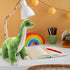 Cozy ArtCreativity Big Plush Brachiosaurus Dinosaur - Soft and Cuddly Stuffed Animal Pillow - Cute Standing Design