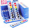 FUMILE 30 Pack Watercolor Paint Set, 8 Colors Washable Valentines Water Color