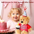 Adults,12" Dancing Singing Happy Birthday Interactive Teddy Bear Stuffed Animal W/Cupcake,Singing Stuffed Animals