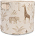 Crane Baby 28w 52h 9d Soft Cotton Crib Sheet, Storage Bin, Safari Animal Print, x x