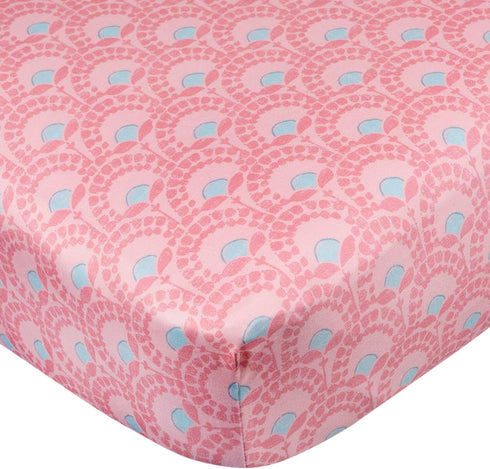 2-Pack Gerber Baby Unisex Knit Crib Sheet, Animal Geo Girl, One Size