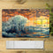 Landscape MTG Playmat 24 x 14 inches - Board Game Mat with Storage Bag, Smooth Rubber Surface for Trading Cards