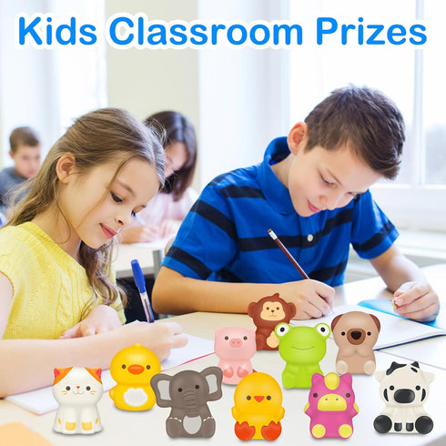 Party Favors for Kids, 24PCS Animal Squishy Toys, Goodie Bag Stuffers, Birthday Gifts for Boys & Girls