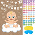 Pin The Pacifier On The Baby Game Baby Pacifier Games Poster with