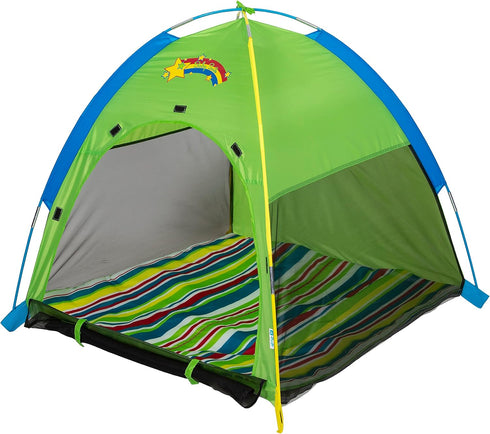 Pacific Play Tents Baby Suite I Deluxe Nursery Tent with Pad, Green/Blue