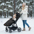ZICOTO Cozy Warm and Winter Stroller Cover for Baby - Waterproof Bunting Bag with Soft Fleece Lining and Universal Fit