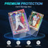 Btlwpy 1000 Cards,3"X4" (500 Sleeves+500 Card Sleeves Clear Loads for Baseball Card Protectors Sleeves for Cards,Hard