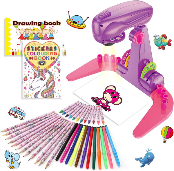 Hoarosall Drawing Projector for Kids, Art and Craft Kit, Toys for Girls