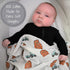 100% 47 47 Inches 3 Pack) LollyBanks Baby Swaddle Blanket, Cotton Muslin Swaddle Blankets for Boys and Girls, Large x